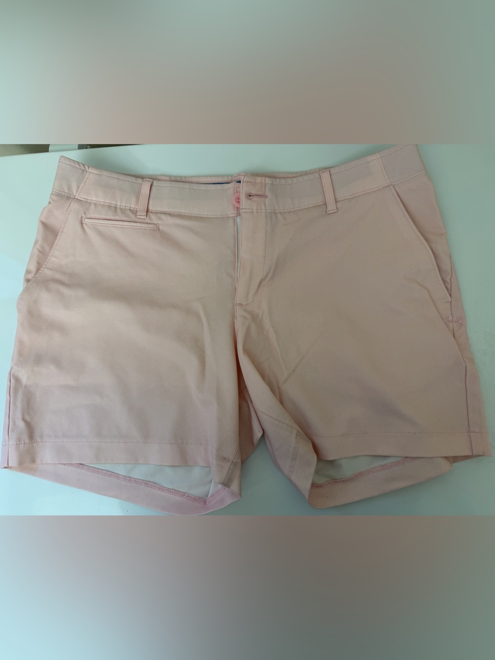 Under Armour Women’s Pale Pink Performance Bermuda Shorts